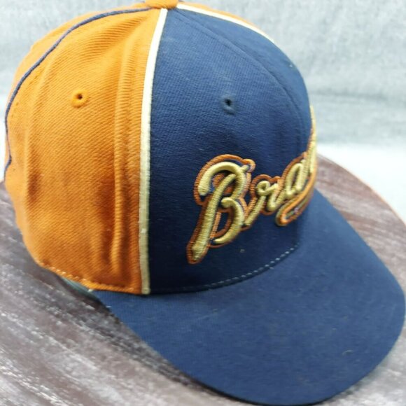 Atlanta Braves Two-Tone Baseball Cap 7 1/4 American Needle Vintage Cooperstown - Picture 6 of 11